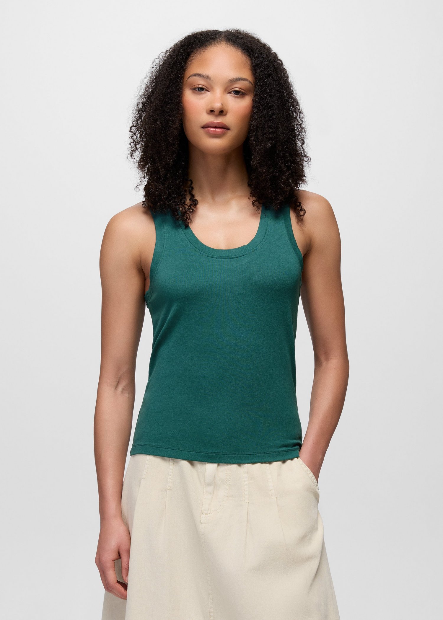 Womens prAna Lotus Tank Top - Coast