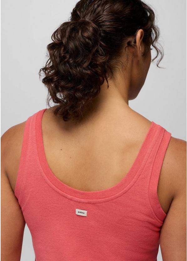 Lotus Tank Top, Color: Guava, image 4