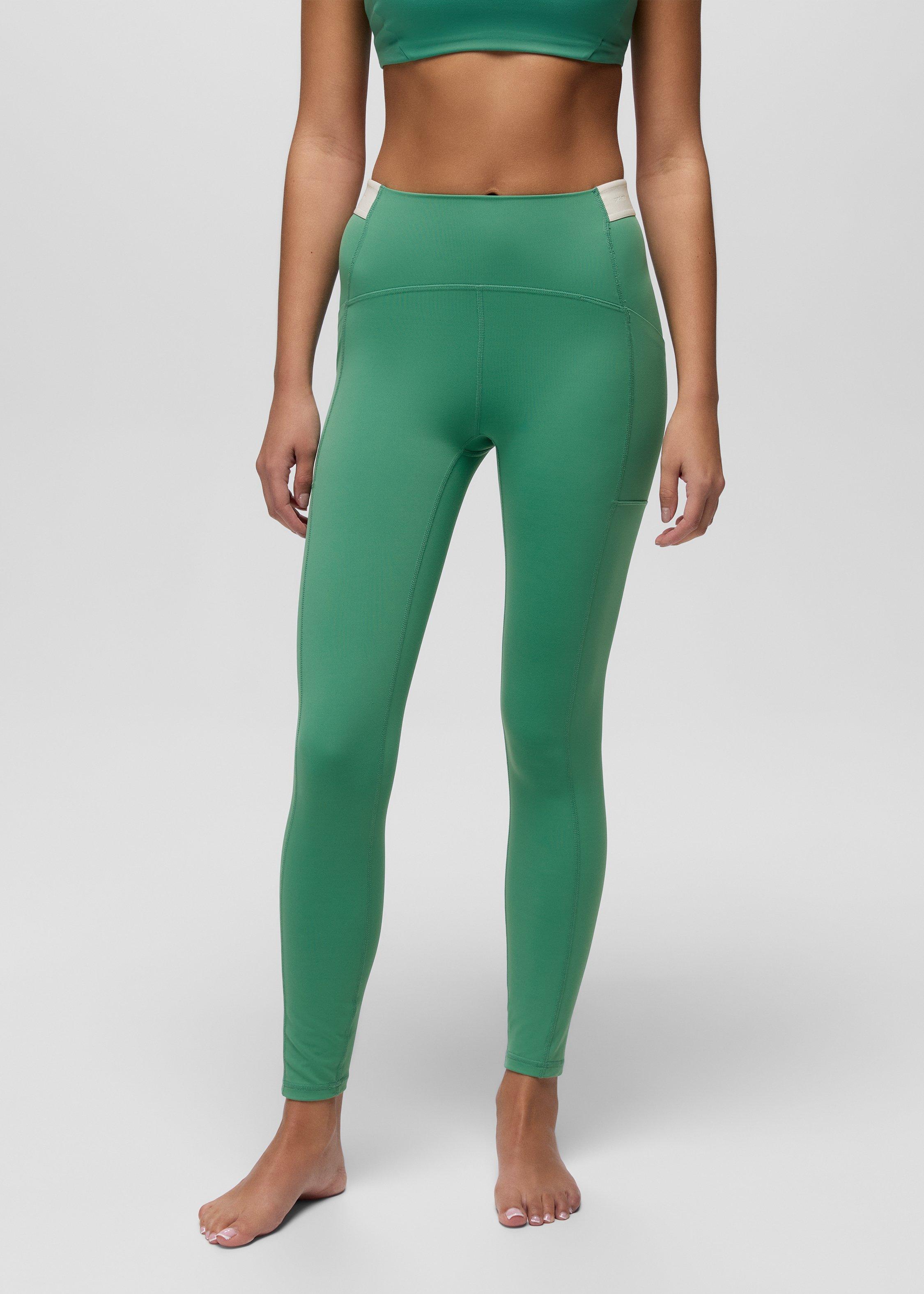 Womens prAna Luxara&trade; Balance Legging - Jade