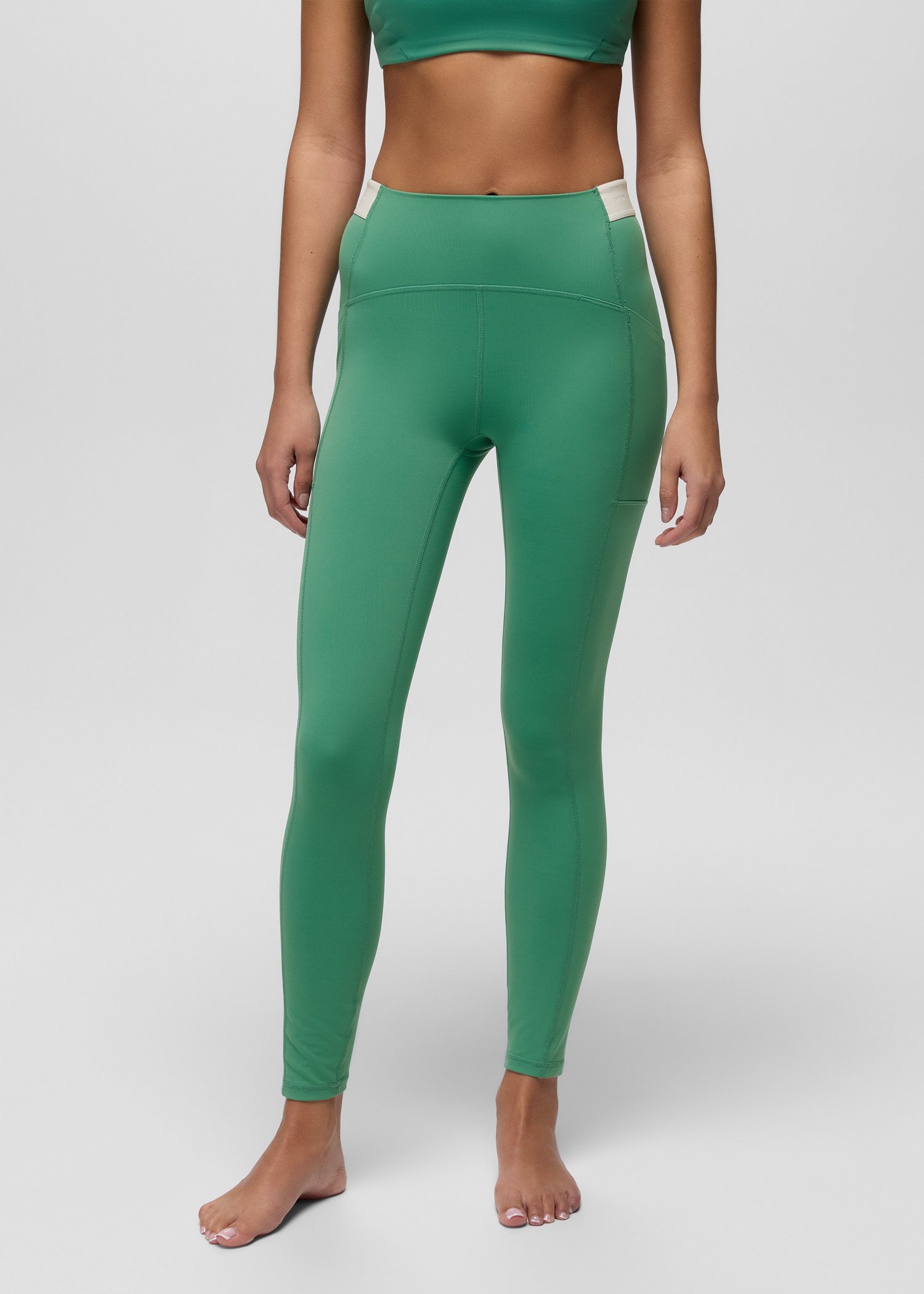 Womens prAna Luxara™ Balance Legging - Jade