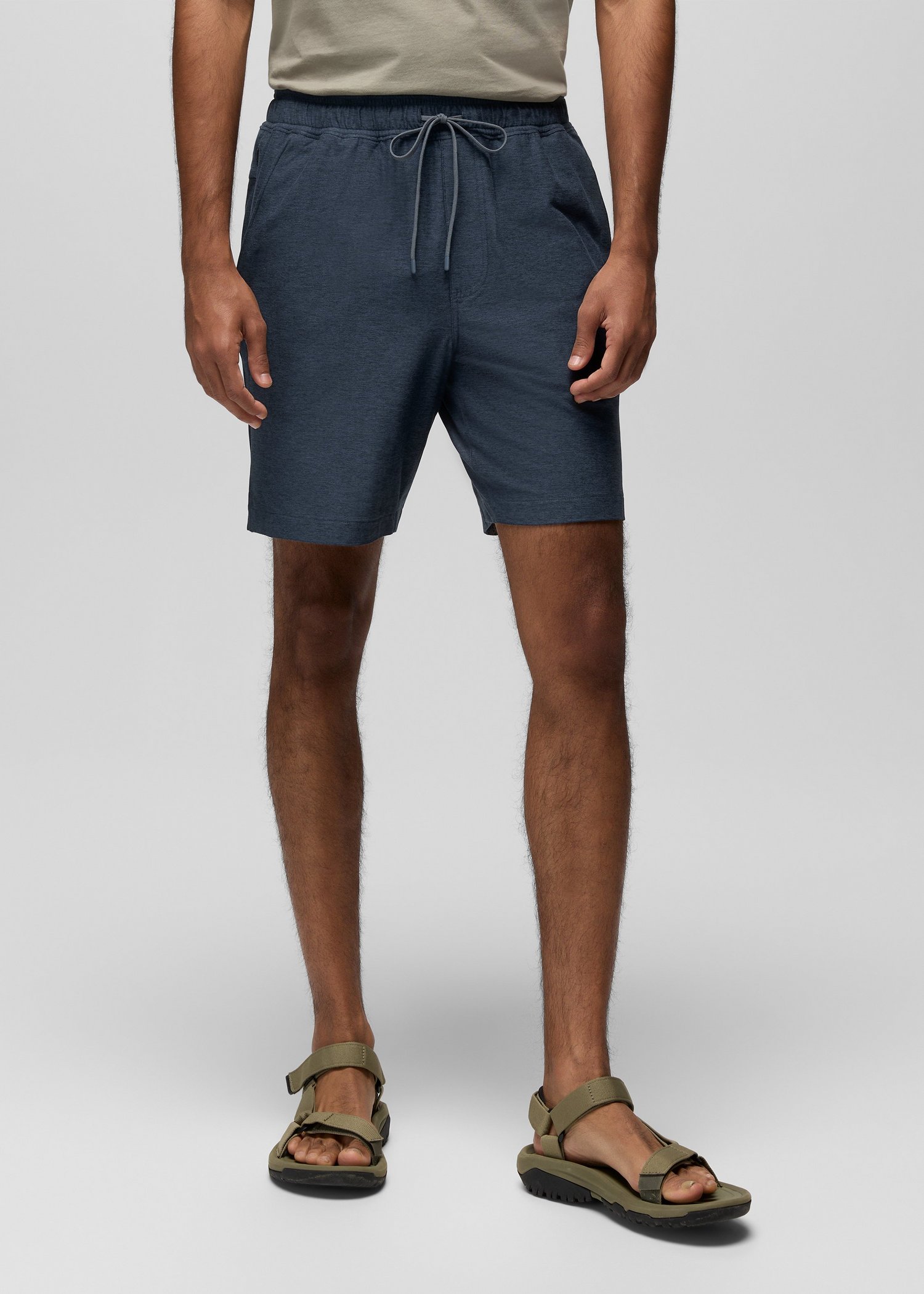 Mens prAna Altitude Tracker Light Short - Nautical Heather