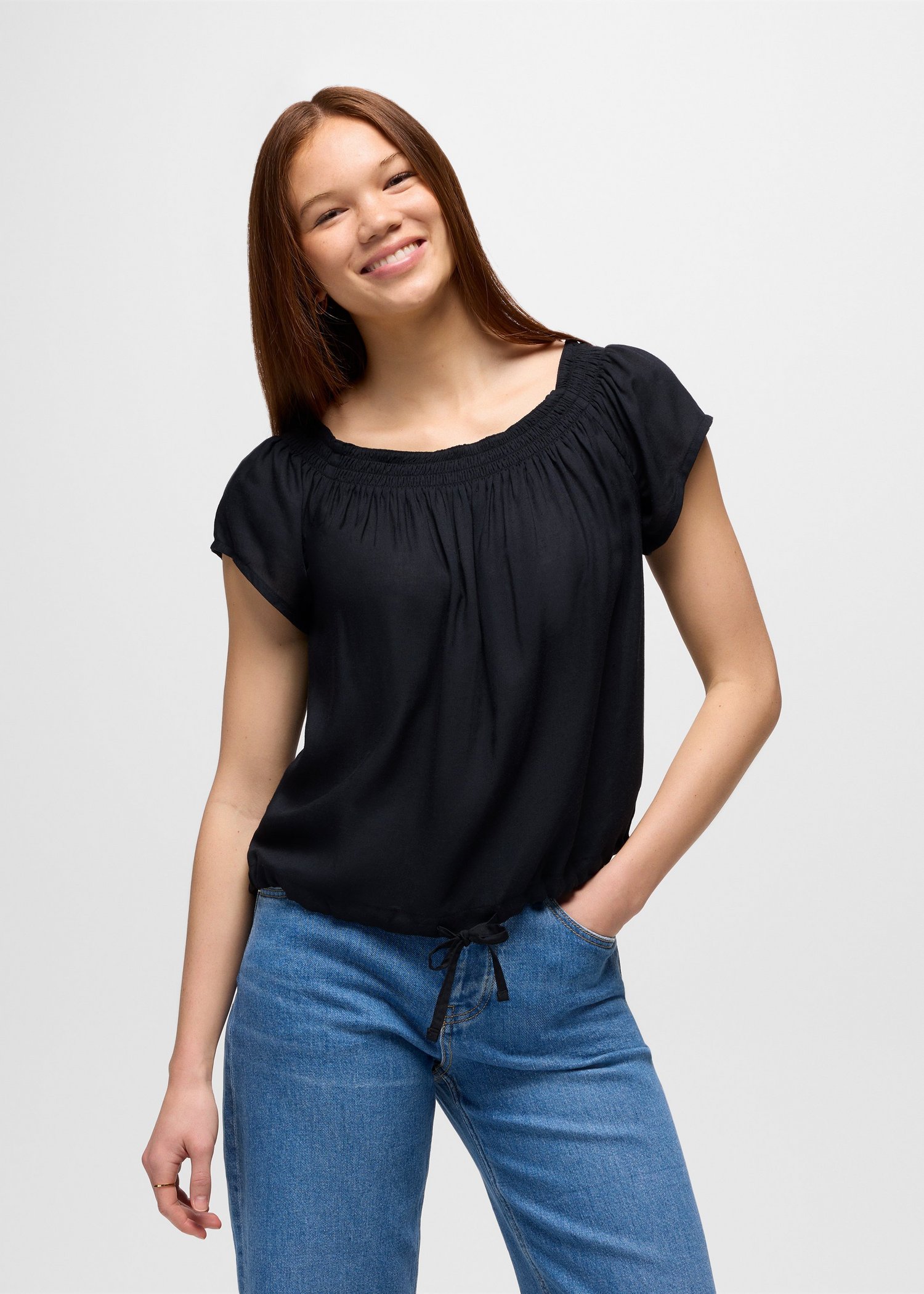 Womens prAna Laguna Heights Top - Black