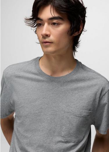 Everyday Pocket Short Sleeve Tee, Color: Medium Heather Grey, image 7