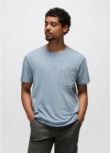 Everyday Relaxed Pocket Tee, Color: Glacier Skies, image 3