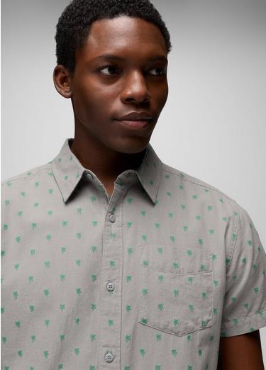 Metador Short Sleeve Shirt, Color: Sterling Palm Trees, image 15