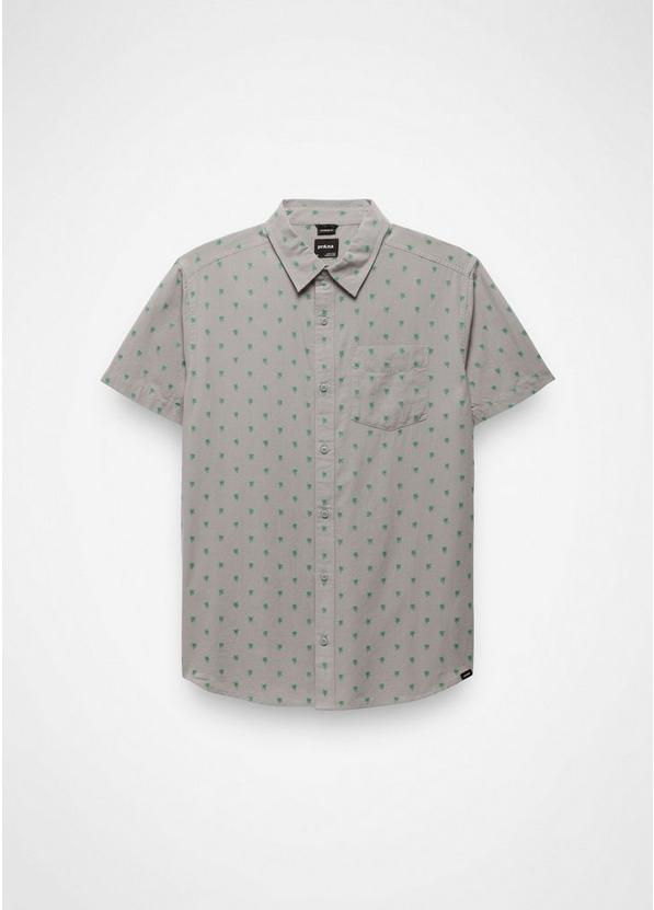 Metador Short Sleeve Shirt, Color: Sterling Palm Trees, image 6
