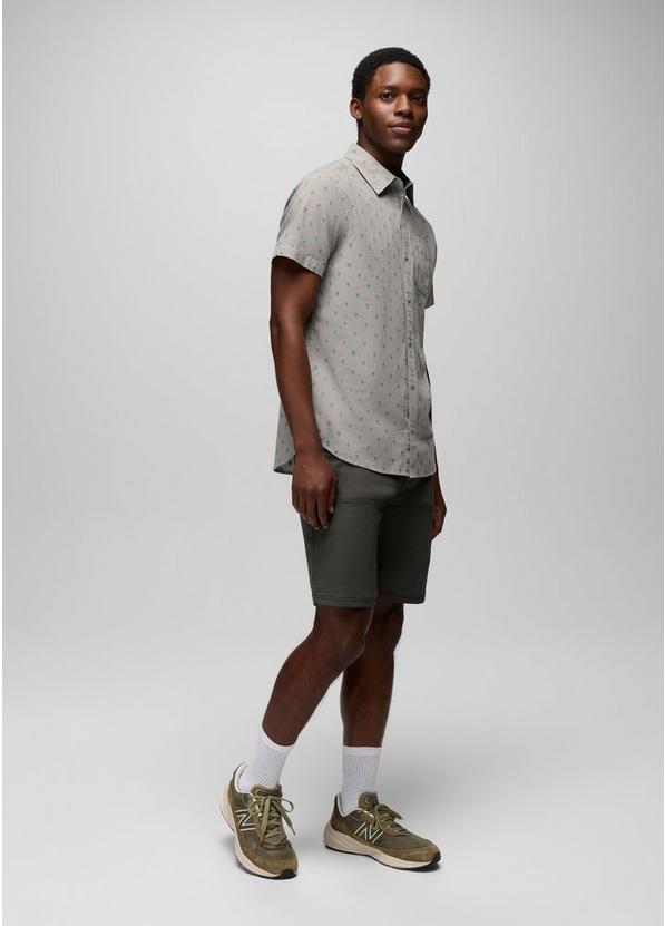 Metador Short Sleeve Shirt, Color: Sterling Palm Trees, image 5