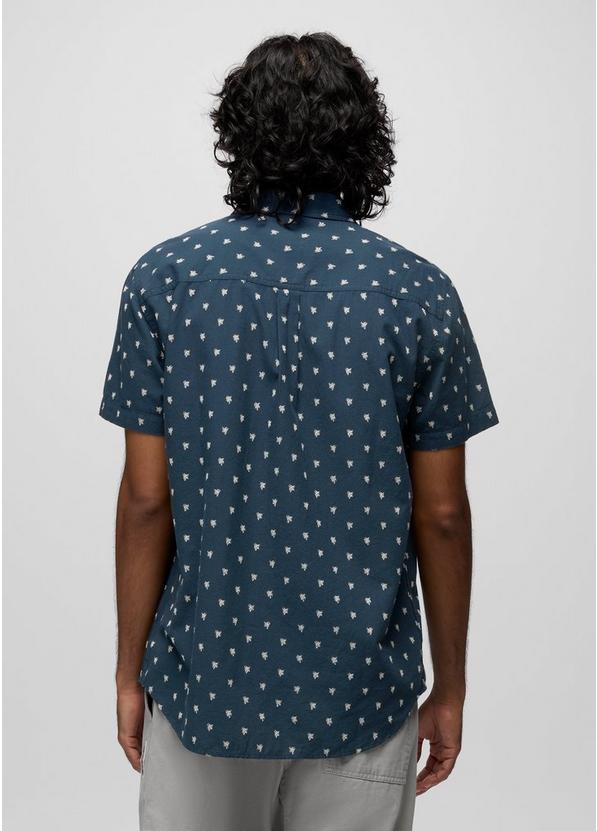 Metador Short Sleeve Shirt, Color: Nautical Palm Trees, image 2