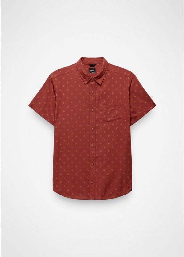 Metador Short Sleeve Shirt, Color: Red Ochre Octopus, image 5