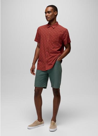 Metador Short Sleeve Shirt, Color: Red Ochre Octopus, image 8