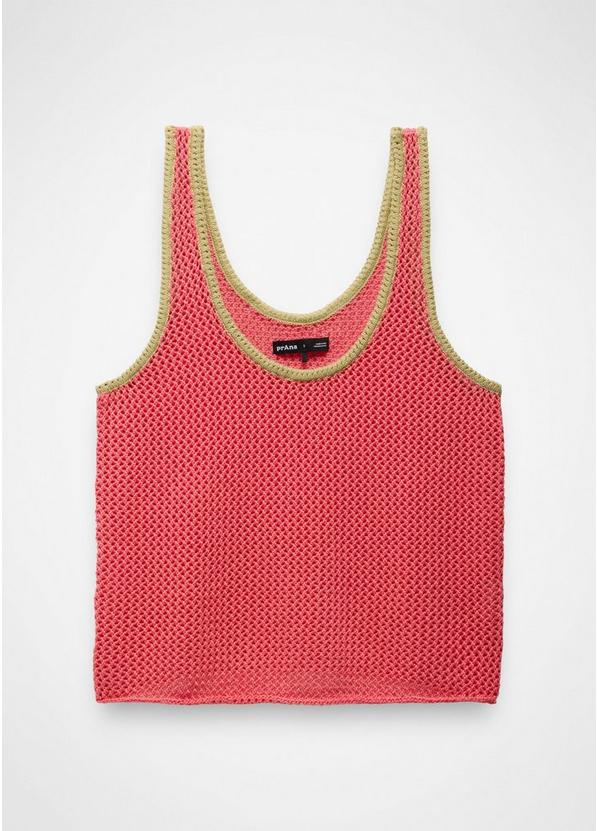 Spring Awakening Tank, Color: Guava, image 6