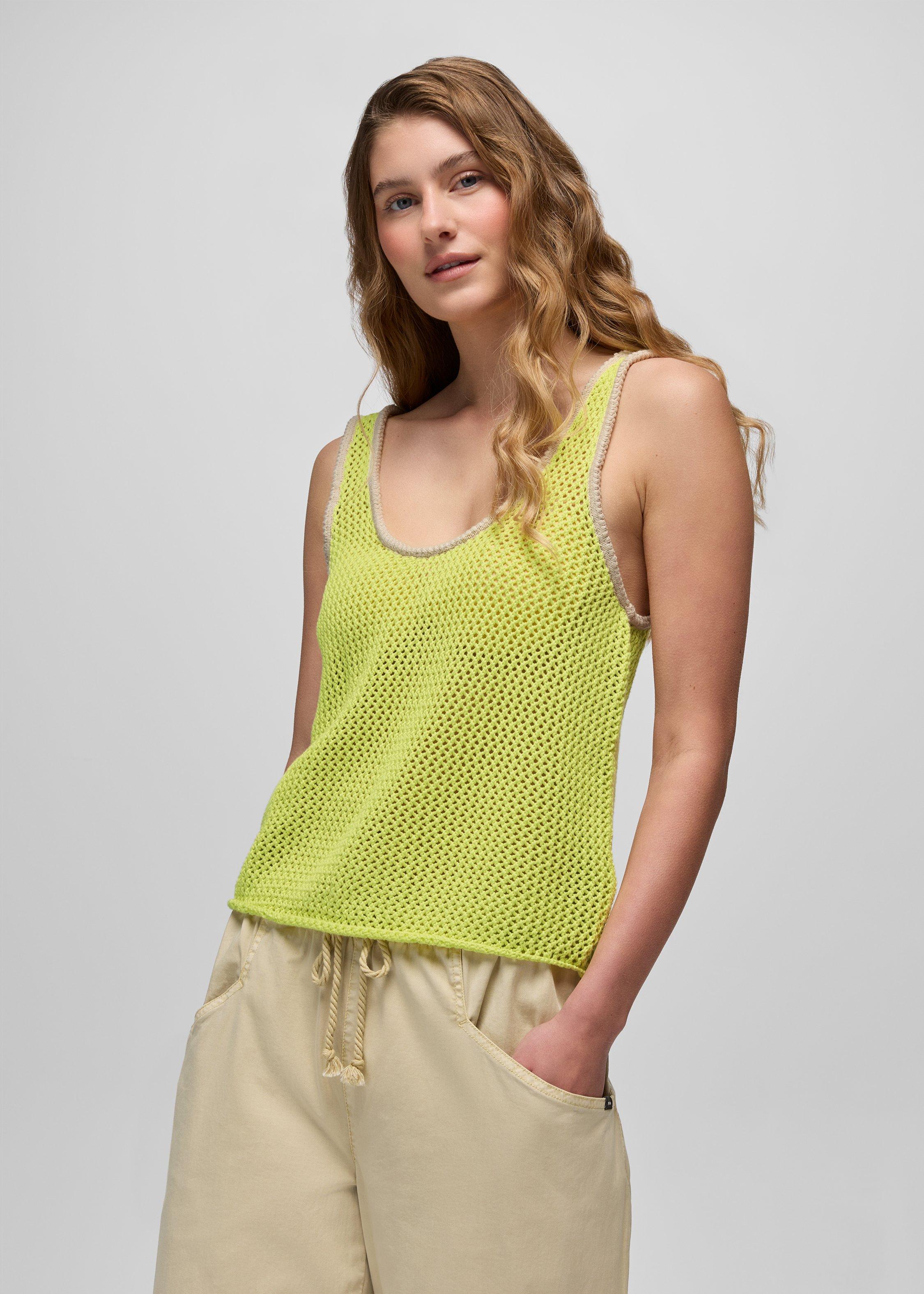 Womens prAna Spring Awakening Tank - Gecko Pop