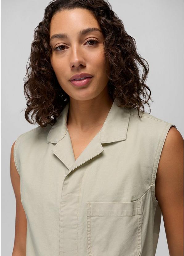 Suton Romper, Color: Beach Pebble, image 3