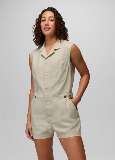 Suton Romper, Color: Beach Pebble, image 5