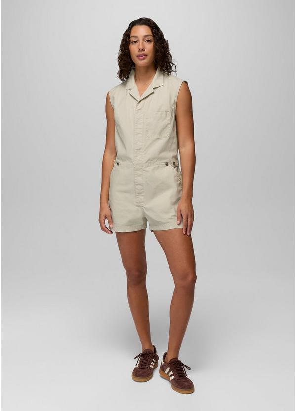Suton Romper, Color: Beach Pebble, image 7
