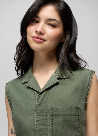 Suton Romper, Color: Sage, image 3