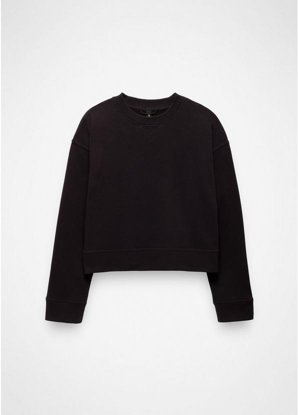 DreamTerry Crew Sweatshirt, Color: Black, image 6