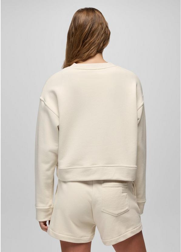 DreamTerry Crew Sweatshirt, Color: Beach Pebble, image 2