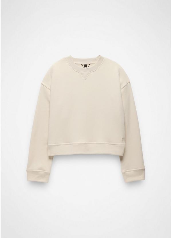 DreamTerry Crew Sweatshirt, Color: Beach Pebble, image 6