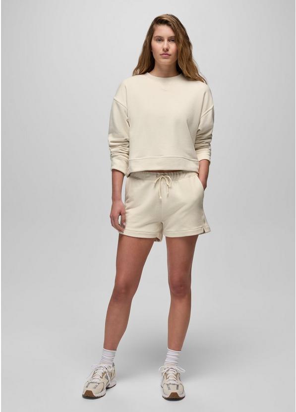 DreamTerry Crew Sweatshirt, Color: Beach Pebble, image 5