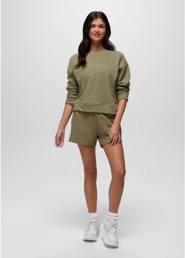DreamTerry Crew Sweatshirt, Color: Sage, image 5