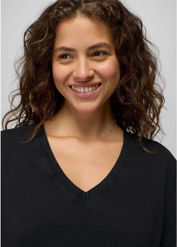 Everyday V-Neck Tee, Color: Black, image 3