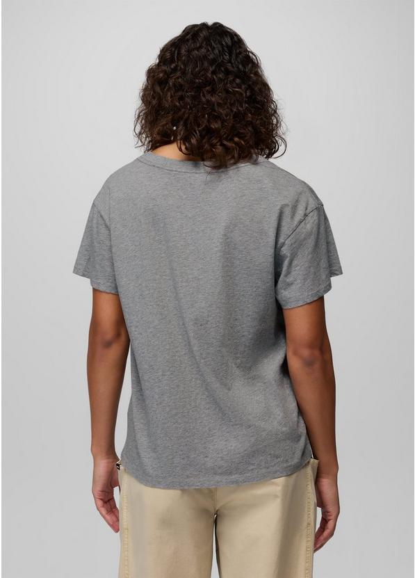 Everyday V-Neck Tee, Color: Medium Heather Grey, image 2