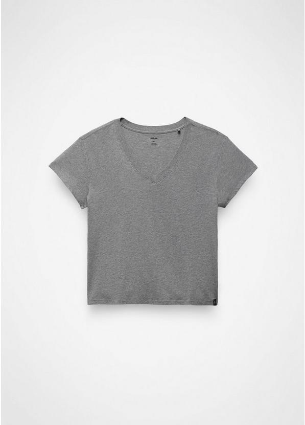 Everyday V-Neck Tee, Color: Medium Heather Grey, image 6