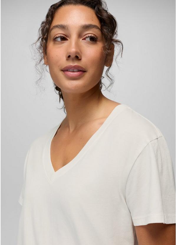 Everyday V-Neck Tee, Color: Soft White, image 3