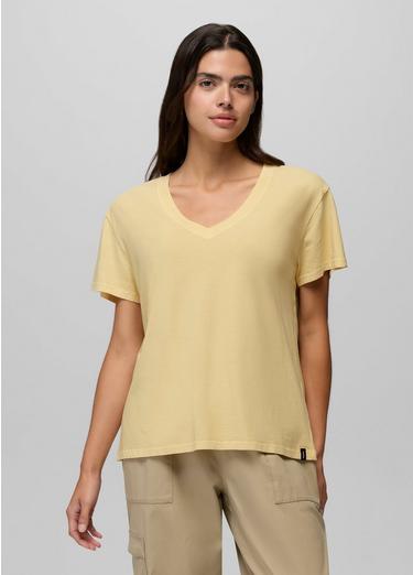 Everyday V-Neck Tee, Color: Vanilla Bean, image 9