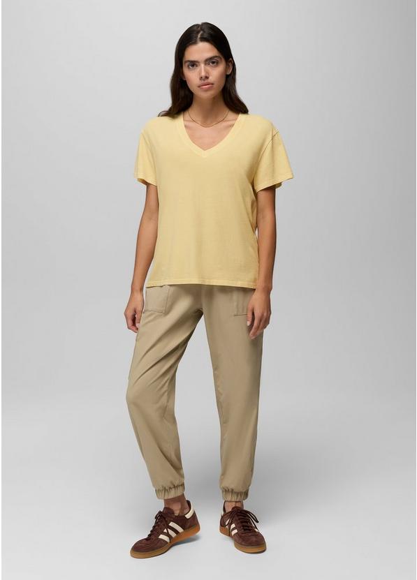 Everyday V-Neck Tee, Color: Vanilla Bean, image 4
