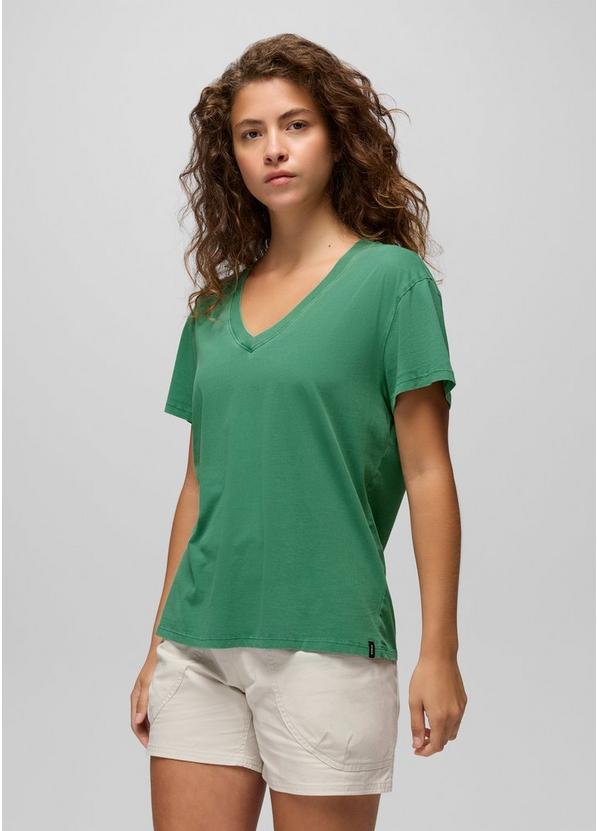 Everyday V-Neck Tee, Color: Jade, image 1