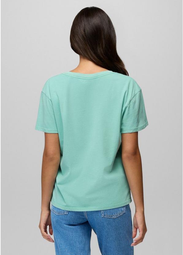 Everyday V-Neck Tee, Color: Sea Glass, image 2