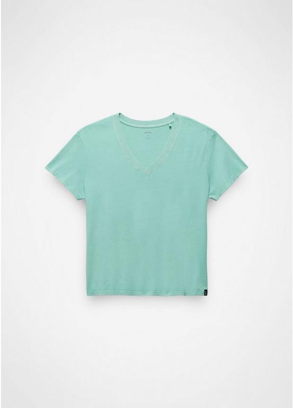 Everyday V-Neck Tee, Color: Sea Glass, image 5