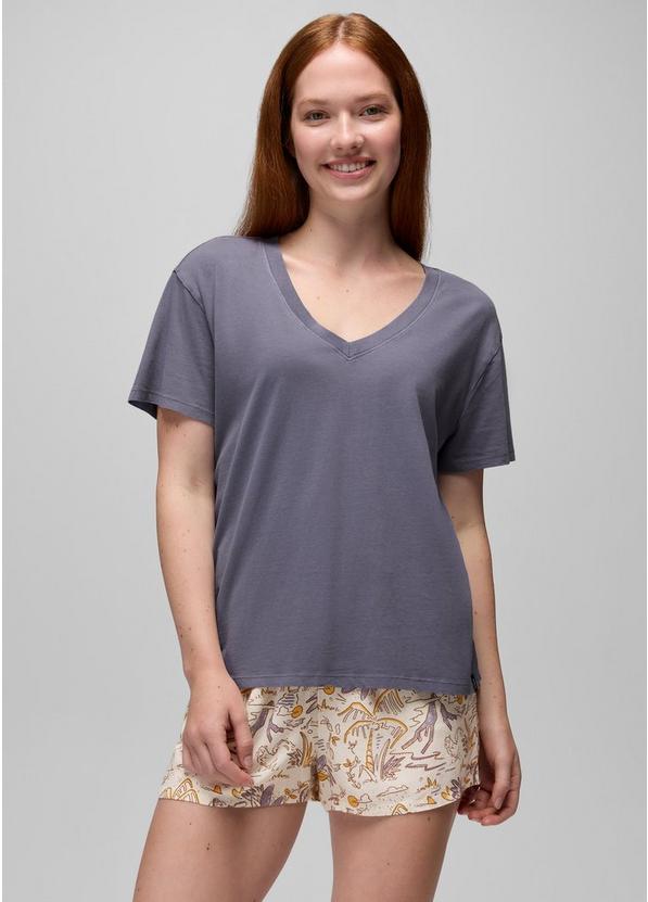 Everyday V-Neck Tee, Color: Taro, image 1