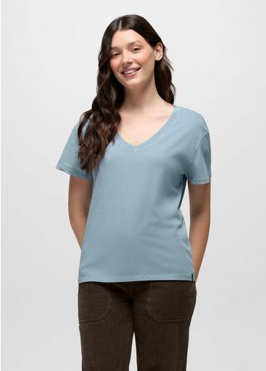 Everyday V-Neck Tee, Color: Glacier Skies, image 21
