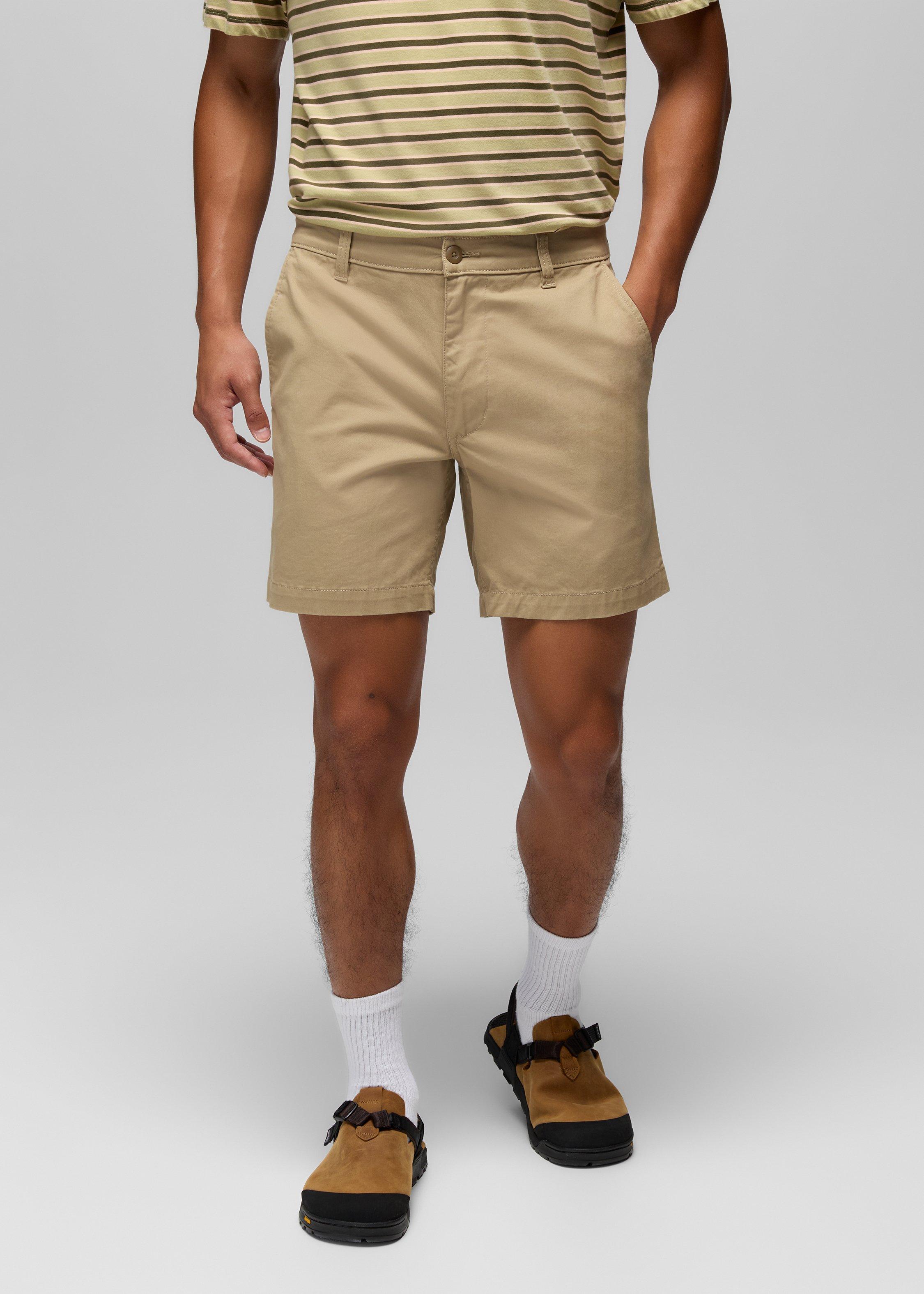 prAna Men's Tecolote 9in Chino Short in Sandbar - Size: 30