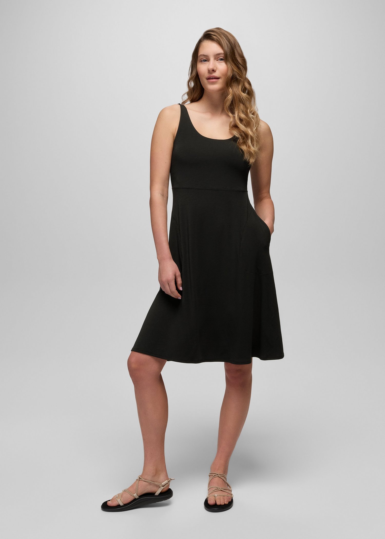 Womens prAna Corrinne Dress - Black