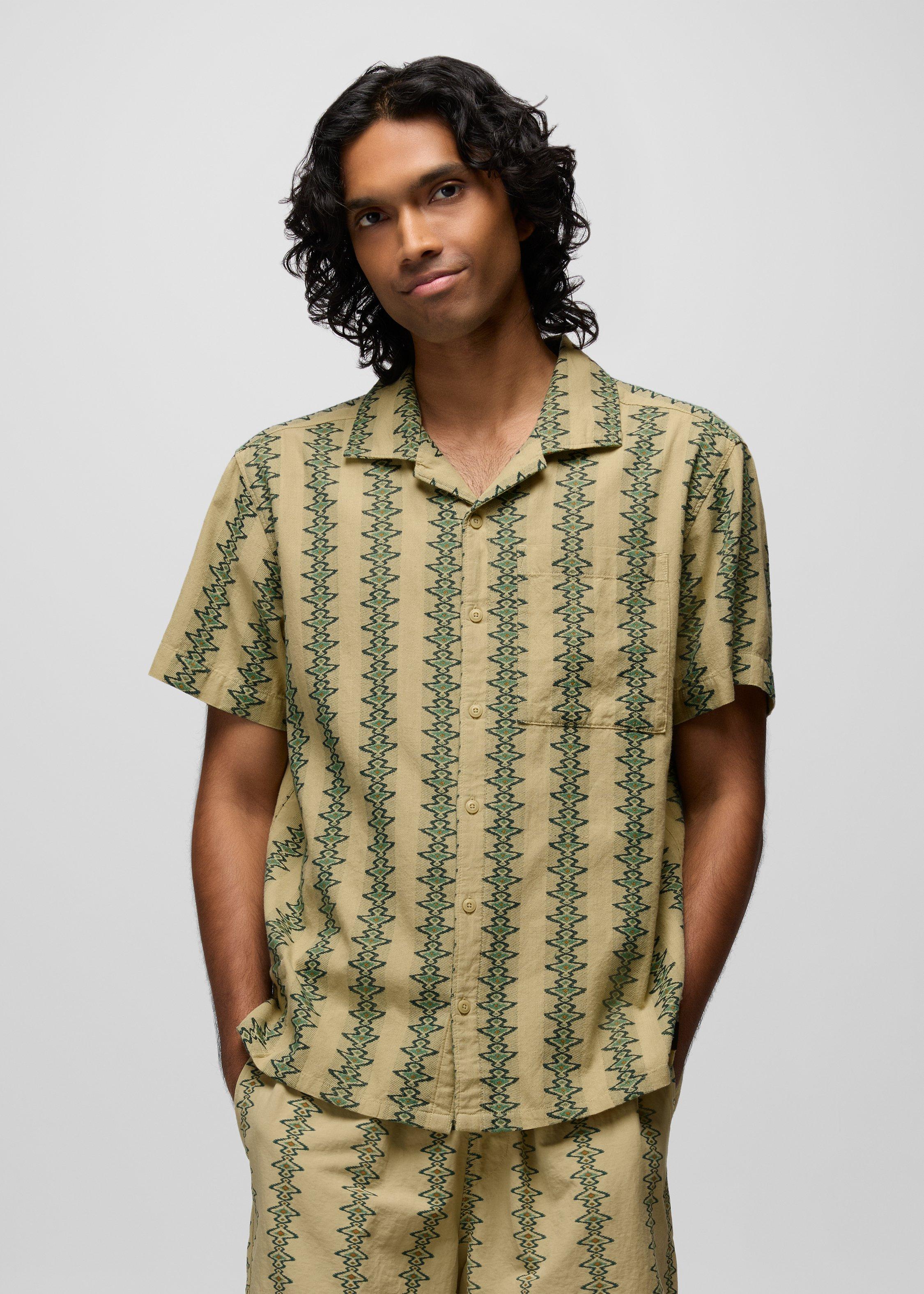 prAna Men's Mantra Light Heritage Shirt in Jackfruit - Size: Small