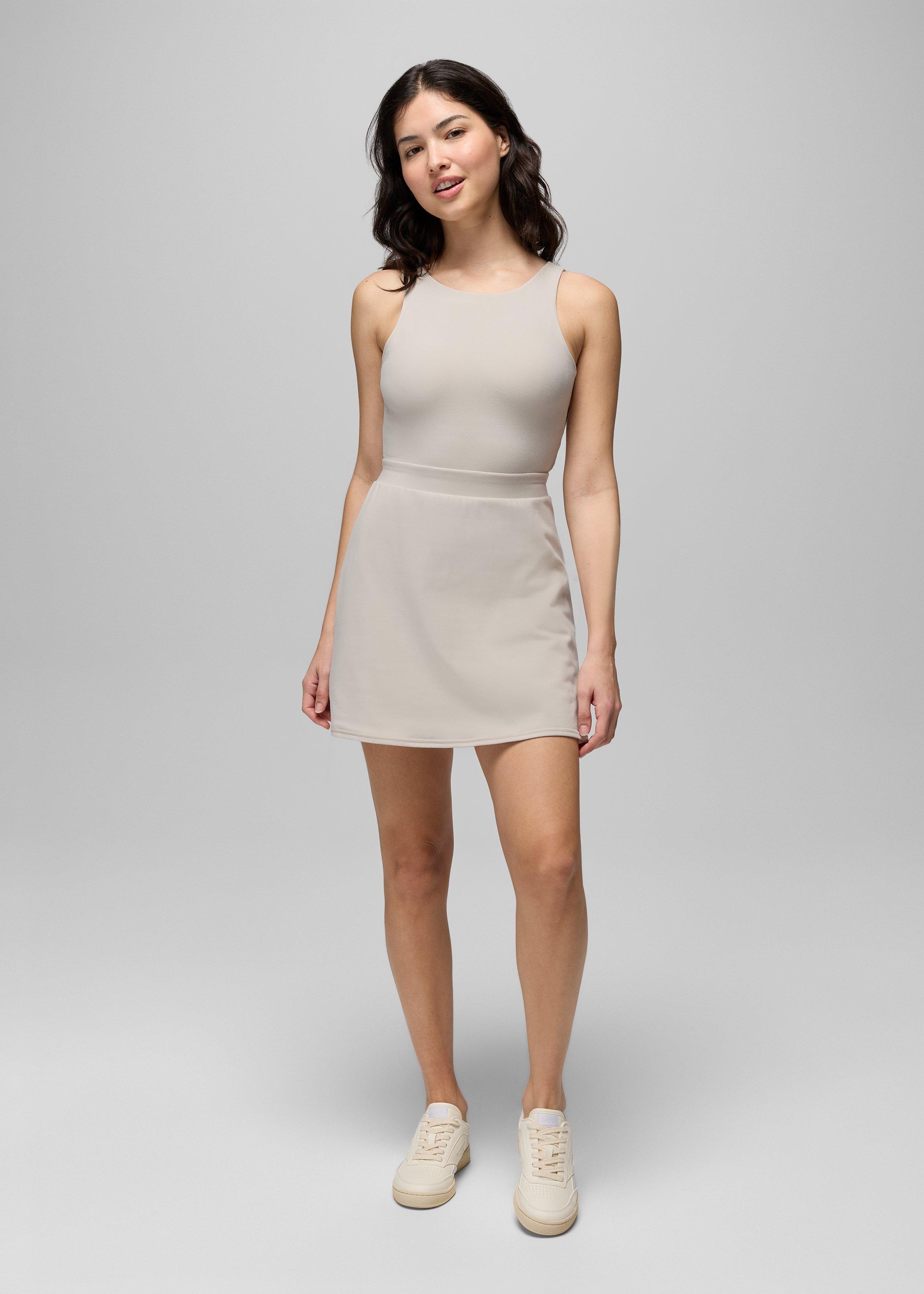 Womens prAna Luxara&trade; Balance Dress - Almond
