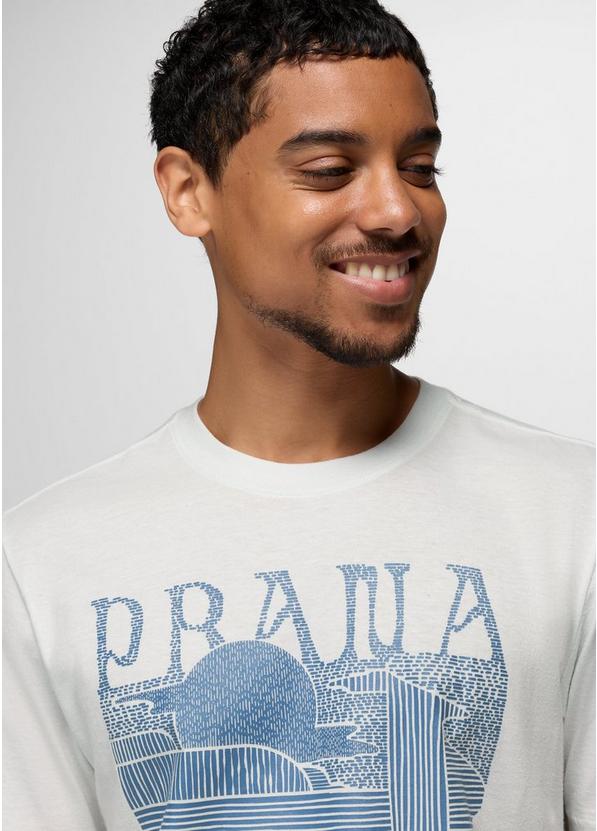 prAna Pathmade Graphic Tee, Color: Soft White, image 4