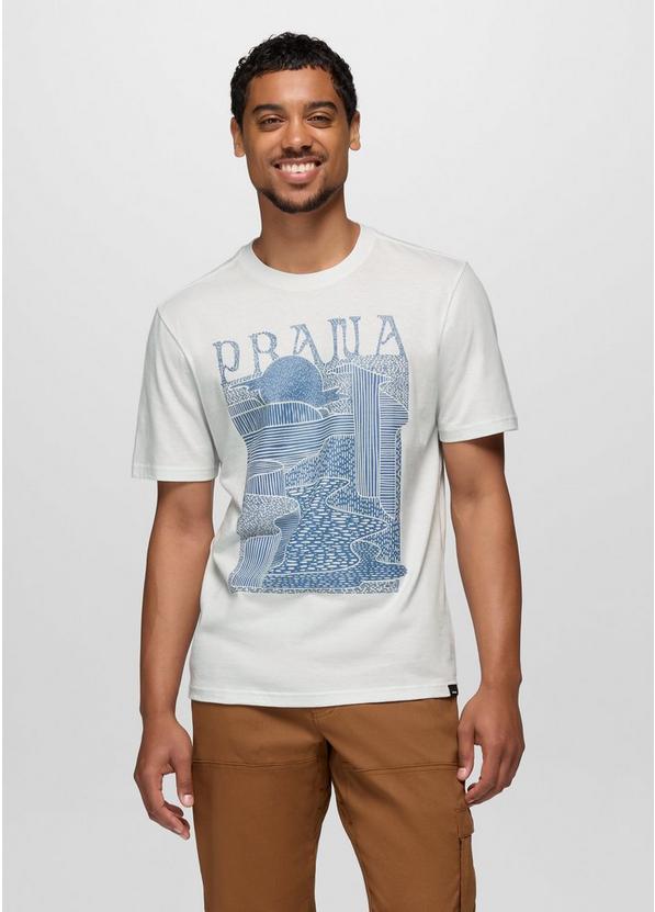 prAna Pathmade Graphic Tee, Color: Soft White, image 1