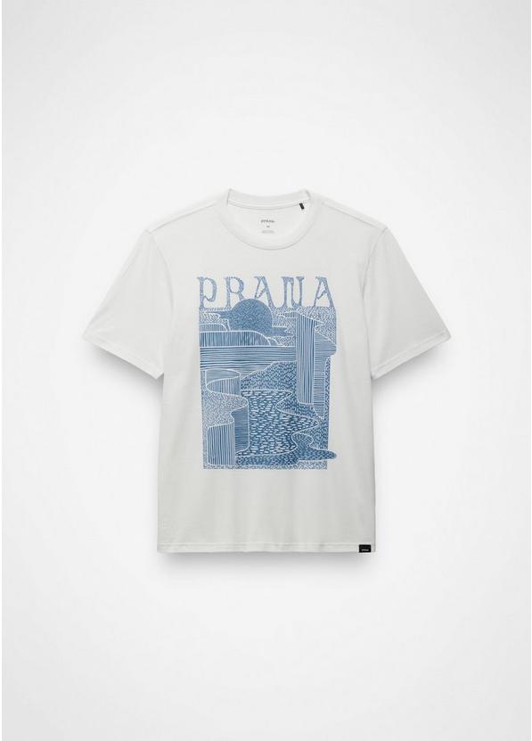 prAna Pathmade Graphic Tee, Color: Soft White, image 7