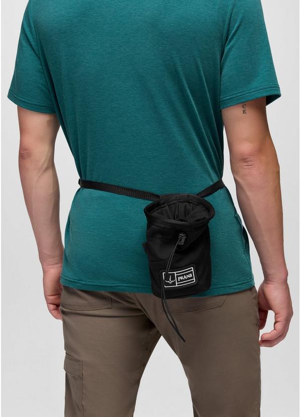 prAna Canvas Chalk Bag, Color: Solid Black, image 5