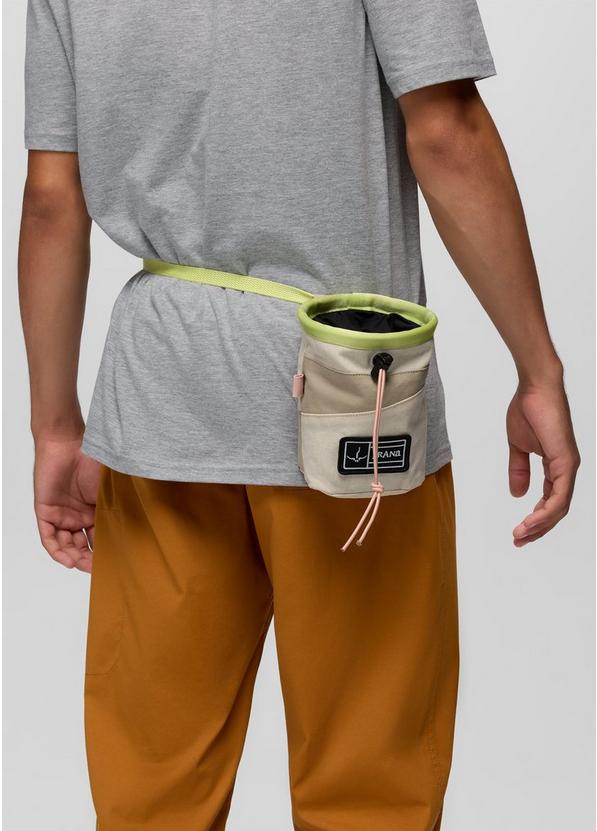 prAna Canvas Chalk Bag, Color: Mud Colorblock, image 5