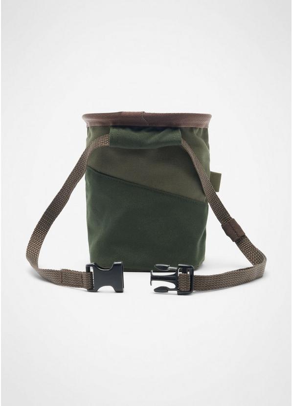 prAna Canvas Chalk Bag, Color: Moss Colorblock, image 2