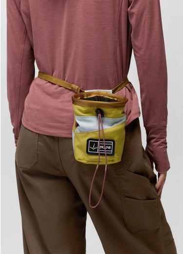 prAna Canvas Chalk Bag, Color: Cargo Green Colorblock, image 16