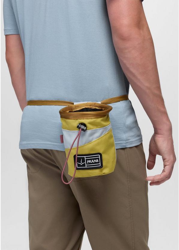 prAna Canvas Chalk Bag, Color: Cargo Green Colorblock, image 5