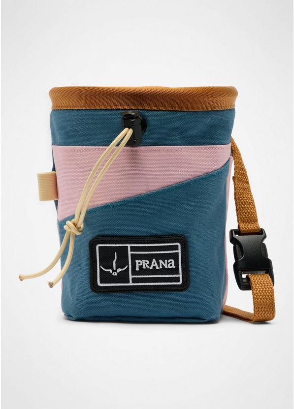 prAna Canvas Chalk Bag, Color: Grey Blue Colorblock, image 1