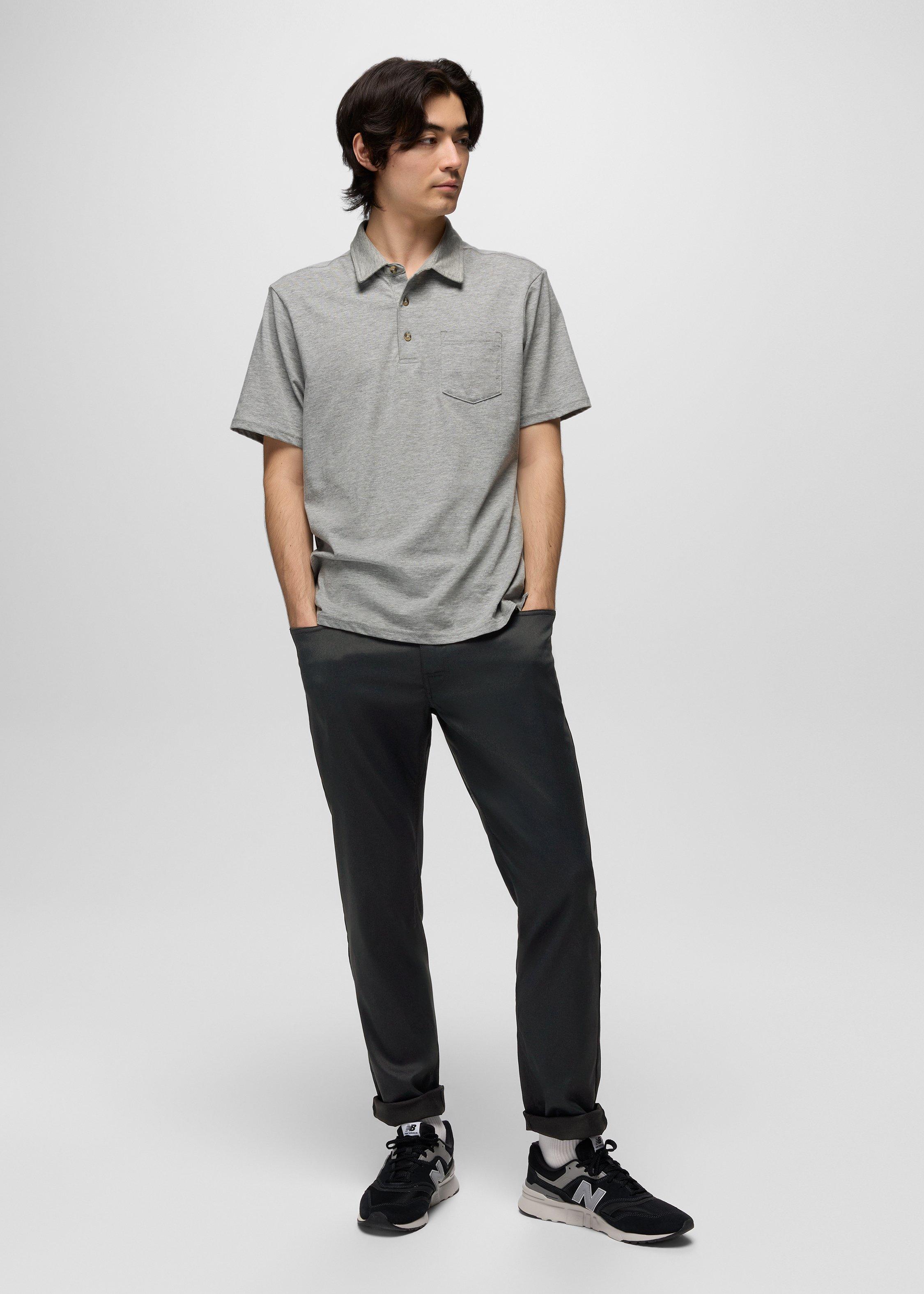 Mens prAna Stretch Zion&trade; 5 Pocket Standard Pant - Black
